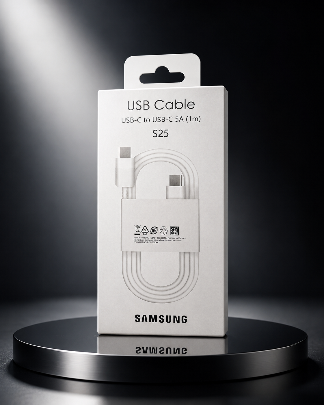 کابل شارژ Samsung USB-C to USB-C دوسر تایپ سی