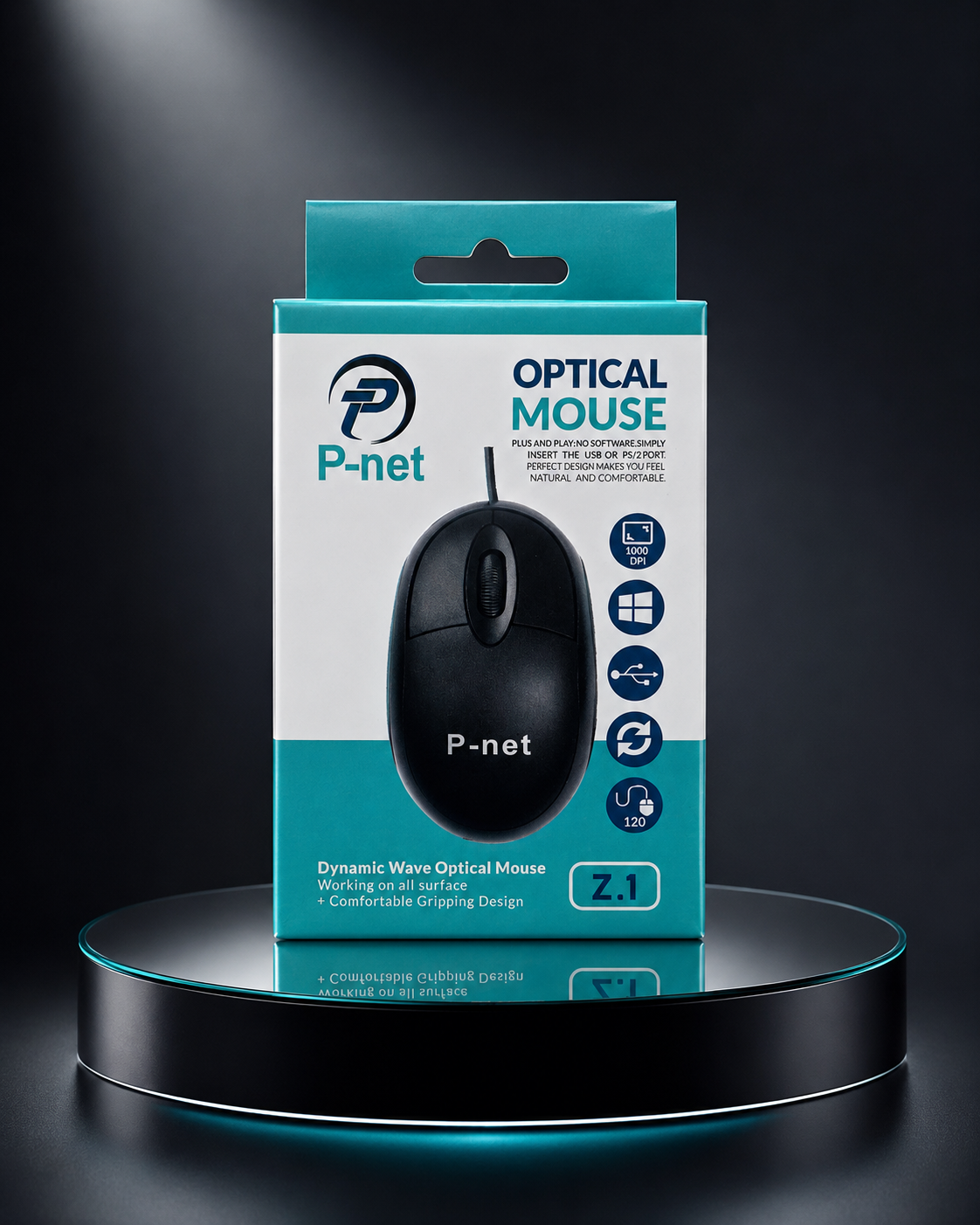 موس باسیم P-net Optical Mouse مدل Z.1